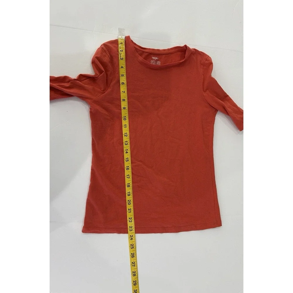 Vintage Mossimo Y2K Fitted Knit Top 00s Half Sleeve Boho Preppy Indie Art Size M
